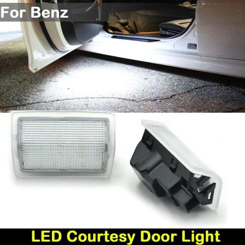 For Benz C-CLASS W204 A-CLASS W176 B-CLASS W246 E-CLASS W212 GLE M-CLASS W166 white LED Courtesy Door Lamp car door light