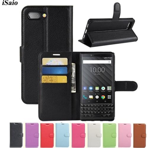 For Blackberry Key 2 Key2 Flip Leather Wallet Case Cover for Blackberry Key 2 Luxury Mobile Phone Case Kickstand