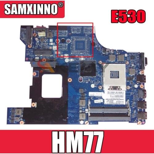 Laptop motherboard For LENOVO ThinkPad Edge E530 HM77 Mainboard 04W4014 QILE2 LA-8133P SLJ8C DDR3
