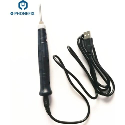 8W 5V USB Powered Electric Soldering Iron Soldering Welding Gun Handle Welding Pen Fast Heating for Phone PCB Soldering Repair