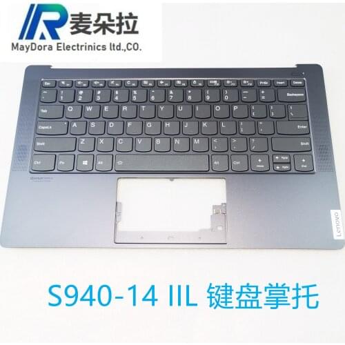 US IND BACKLIT Keyboard For LENOVO YOGA S940-14 S940-14IIL SERIES LAPTOP palnmrest assembly WITH ATTENA 5CB0U42494 GREY