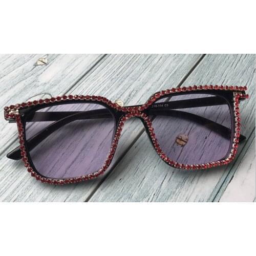 Square Diamond Sunglasses Men 2019 Oversized Designer Sun Glasses Vintage Women Eyewear Big Lens UV400