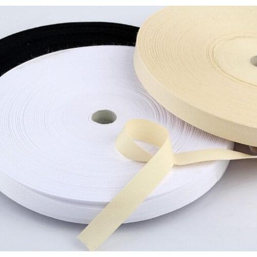 10M/lot 100% Cotton Ribbon Webbing Herring Bonebinding Tape Lace Trimming for Packing Accessories DIY