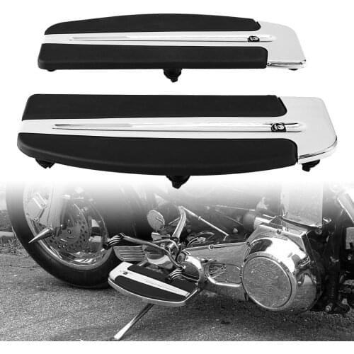 Motorcycle L & R Floorboard Footboard For Harley Softail Touring Electra Glide Road Glide Road King Street Glide Ultra Classic