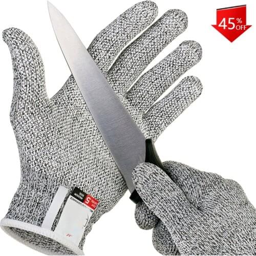 Anti-cut Gloves Cut Proof Stab Resistant Safety Fishing Hunting Gloves Breathable Fish Meat Butcher Cut-Resistant Working Glove