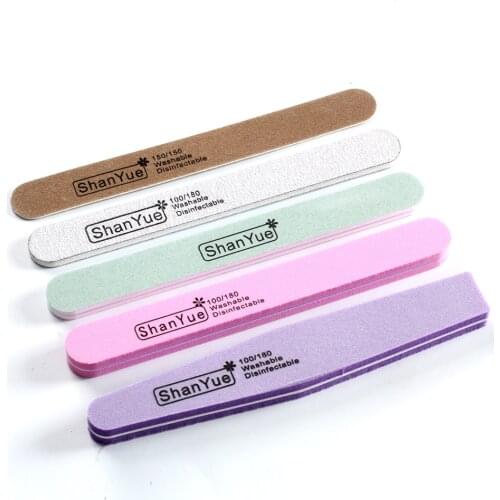 5 pcs Professional Nail File Nail Grinding Buffers Manicure Tools For UV Gel Sanding Polish Buffing Blocks