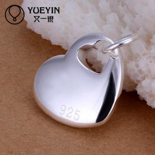 Silver plated pendant for women Necklace accessories Trendy wedding jewelry P148 Trendy beautifully Free Shipping
