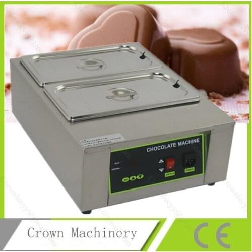 8kg Capacity 2 Lattices commercial chocolate melting pot