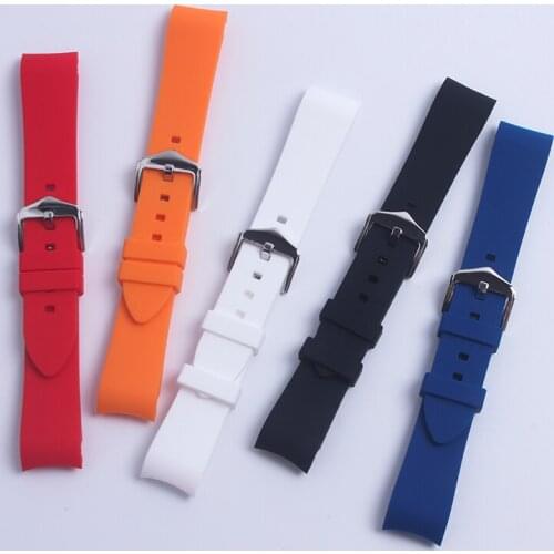 2019 New Silicone Rubber Watch Band Smart Watch Strap 18mm 20mm 22mm for Watches