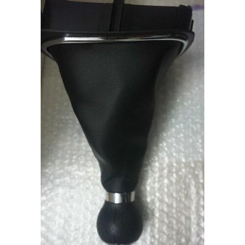 GOOD Shipping Car Styling Gear Shift Knobs Gaitor Leather Boot 6 Speed For VW Golf V 5 1K 2005 Golf VI 6 Car Accessories