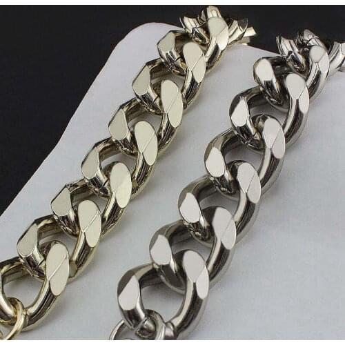 DIY handles easy matching Accessory Handbag Straps Bag 3 colors 22mm thick Aluminum chain Light weight bags strap bag parts