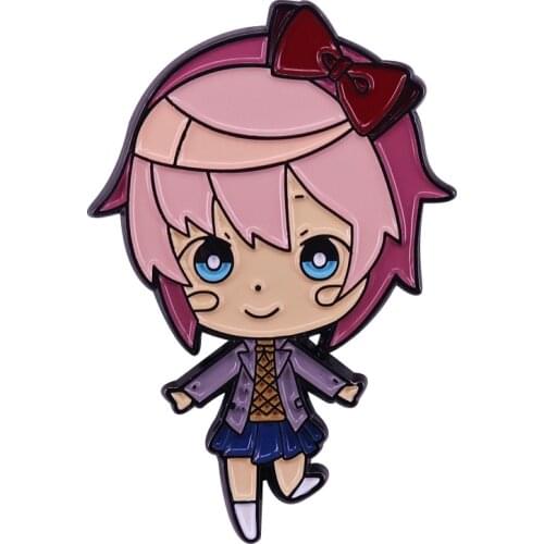 Make life more energetic with this Sayori pin which stands for youth ,sunshine,and happiness