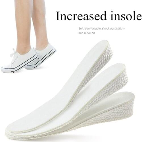Height Increase Insoles For Shoes Men Women Inserts Breathable Shock Absorbing Basketball Sports Insoles Elastic Boost Shoes Pad