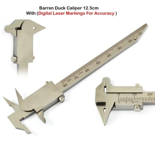 1Pcs Dental Gauge Calipers Barren Duck With Digital Laser Markings Orthodontics Labor