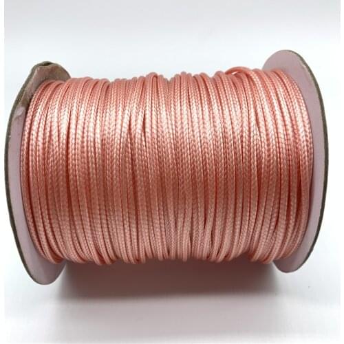 0.5/0.8/1/1.5/2mm Mauve Waxed Cotton Cord Waxed Thread Cord String Strap Necklace Rope For Shamballa Bracelet Making