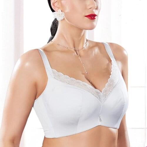 Push Up Minimizer Bras for Women Large Size Ladies Full Coverage Lightly Padded Underwire Soft Cups Lingerie 34 36 38 D E F G H