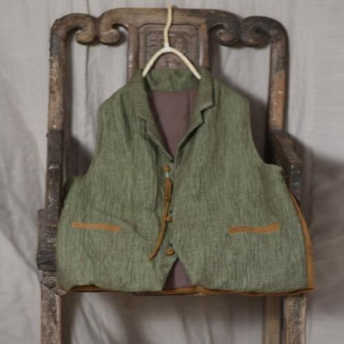 Women Padded Vest Ladies Retro Waistcoat Loose Short Sleeveless Outerwear Female Vintage Vests Ladies 2019 Spring Vest