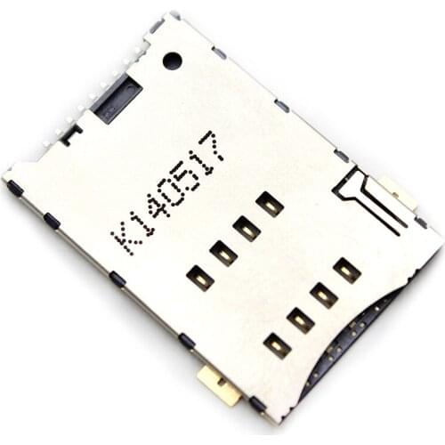 2pcs/lot Sim Card socket tray slot for Huawei S7 S7-601c S7-933u S10-201u S7-602u S7-601ue 721U sim card holder reader