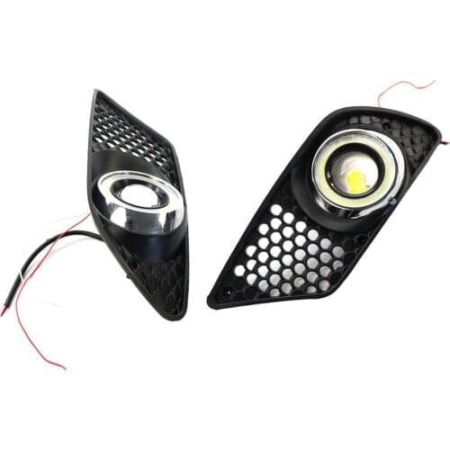 2 Pcss Right and Left Front Fog Light Grille Cover for W204