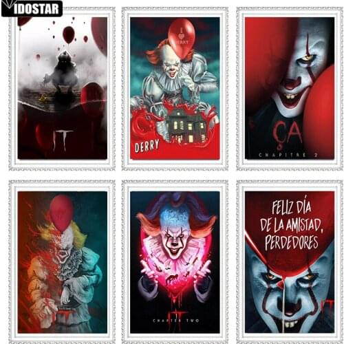 2020 DIY Diamond Magical Full square&round 5d It: Chapter Two Diamond painting Cross stitch full clown DIY diamond embroidery