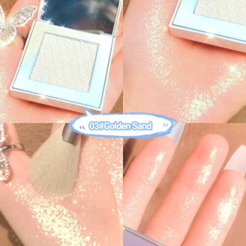 3 Colors 3D Shimmer Highlighter Face Makeup High Gloss Face Contouring Glitter Eyeshadow Illuminator Highlight Cosmetics TSLM2