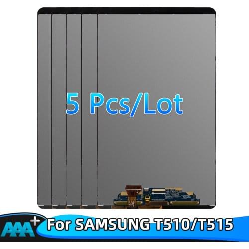 5Pcs 100% Test 10.1" For Samsung Galaxy Tab A 10.1T510 SM-T510 T510N LCD T515 Display Touch Screen Assembly