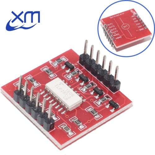 10 TLP281 4 CH 4-Channel Opto-isolator IC Module For Arduino Expansion Board High And Low Level Optocoupler Isolation 4 Channel