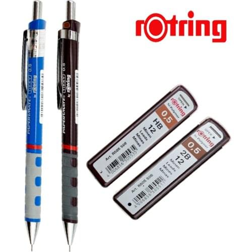 Geman rOtring 0.5mm TIKKY Automatic Mechanical Pencils leads refills HB 2B School Office supplies Artist sketching