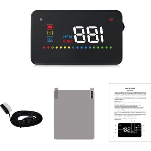 A200 Auto HUD Head-Up Display Car-styling OBD Scanner Overspeed Warning