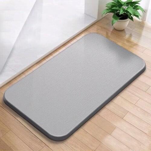 Free Shipping,Diatom Mud Anti-Slip Absorbent Fast Drying Ultra Absorbent Mat Bathroom Mat Bedroom Mat Doormat Carpets Non Skid