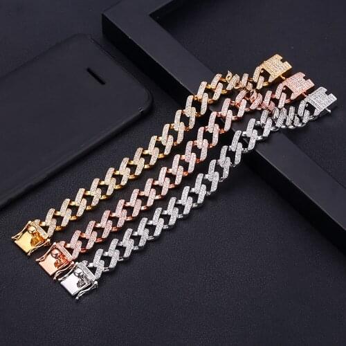 Luxurious AAA Zircon Elements hemp rope shape Crystal Bracelet Fashion Jewelry Made with Wholesale