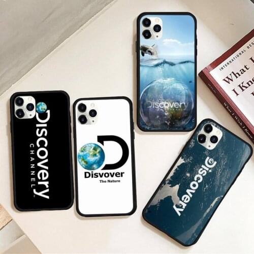 Discovery Channel Phone Case Rubber for iPhone 12 pro max mini 11 pro XS MAX 8 7 6 6S Plus X 5S SE 2020 XR case