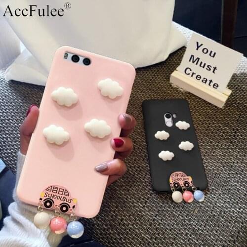 Candy Pink Color Case For Xiaomi Mi 5X 6X 8 Lite 9 SE 9T 10 Pro Mix 2S Max 3 Play A3 A2 A1 F1 X2 White Clouds Bus Pearl TPU Case