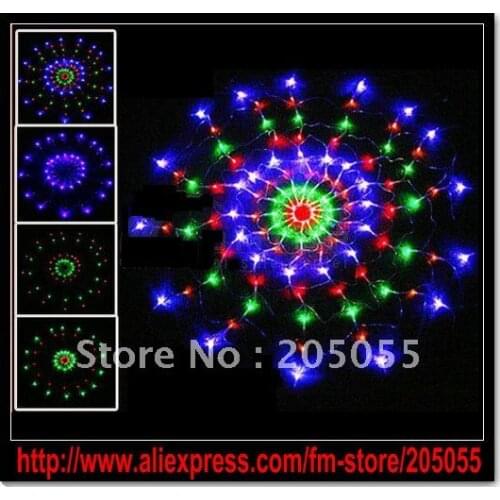 Colorful 120 LED Net Light For Christmas/Wedding Party Spider NET X'MAS Party decorate light Ornament Wedding party