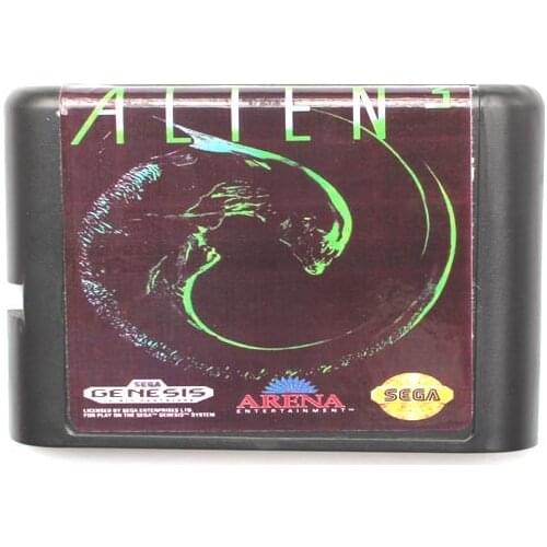 Alien 3 16 bit MD Game Card For Sega Mega Drive For Genesis