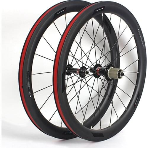 Novatec flower drum Taiwan Pilla spoke carbon fiber wheel set 20 inch 406 / 451 V brake road wheel set bicycle wheel set