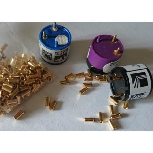 New hope 4OXV O2-A2 PCB sockets for 1.5 mm CiTice CITY Alphasense etc 4 serie gas sensor dedicated gold pins 100PCS/LOT