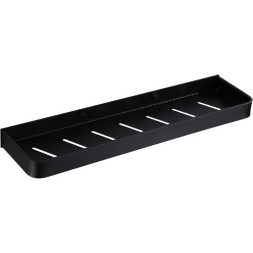 Bathroom Shelf Bath Shower Shelf Aluminum Black Bathroom Corner shelf Wall Mounted Black Aluminum Kitchen Storage Holder