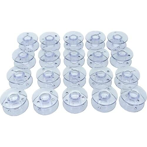 20 Pcs Clear Bobbins X52800150 for Brother, BabyLock Sewing Accessories SA156