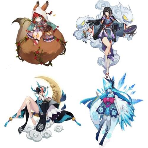 Three Ratels CYX8 ONMYOUJI Anime wall Sticker for gabinete gamer Laptop Mobile Phone Auto Cover Decoration Decal