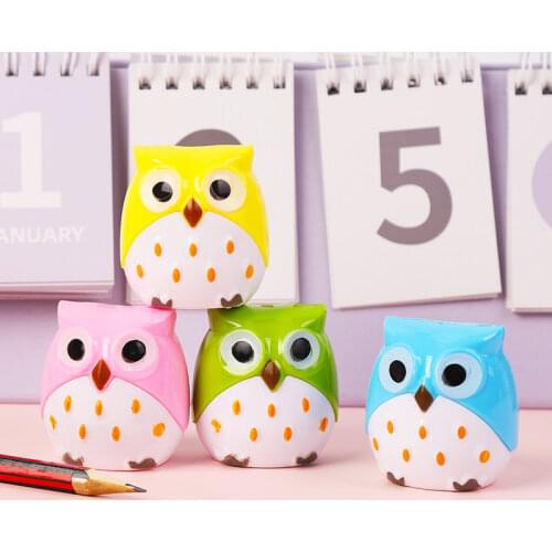 Sharpener Animal Cute owl Sharpener For Pencil School Office Supplies Creative Stationery item back to school Lovely