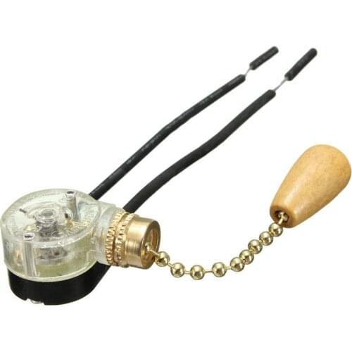 Convenient Ceiling Fan Light Wall light Replacement Retro Pull Chain Switch CN