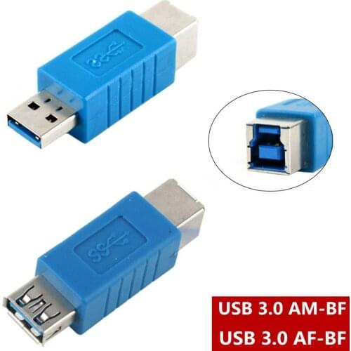 High Quality USB 3.0 Type A Female to Type B Female Plug Connector Adapter USB 3.0 Converter Adaptor AF to BF