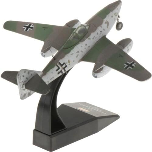 WW2 German Me-262 Fighter Aircraft Model 1/72 Scale Aolly Diecast Airplane Toy Gift