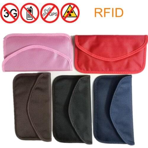 Signal Shielding Case Anti Identity Theft and Scams Anti-Radiation Pouch Bag Bank Card Protection Bag 4G RF Signal Jamming Bag