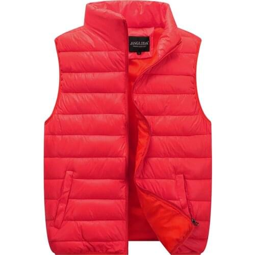 Plus Size S-5XL Sleeveless Winter Jacket Black Down Vest Womens Windproof Warm Waistcoat Outwear Women Vests Hot Sales