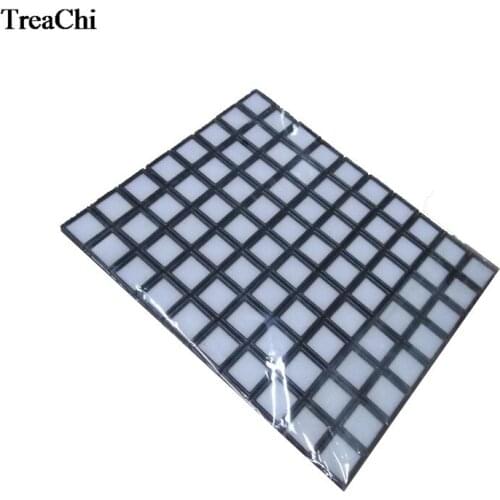 80Pcs Economic Black Plastic Square Loose Diamond Display Package Box Gem Case White Foam Pad Beads Pendant Box Showcase 3*3*2cm