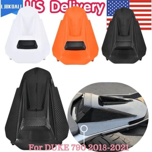 For Duke 790 Accessories Motorcycle Rear Seat Cover Tail Section Fairing Cowl For KTM 790 2021 2020 2019 2018 Carbon Fiber Black