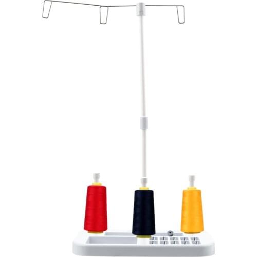 Spool Holder Thread Stand 3 Embroidery Frame Stands Needle Thread Bobbin Adjustable for Home Sewing Machine