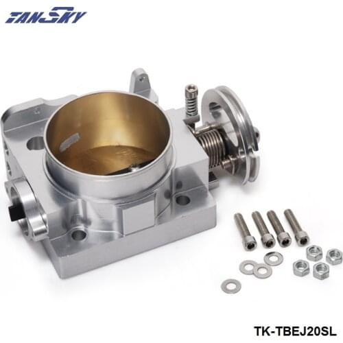 For SUBARU GDB WRX STI VERSION 7 8 EJ20 TURBO 2001-2005 70mm Aluminum Turbo Throttle Body TK-TBEJ20SL